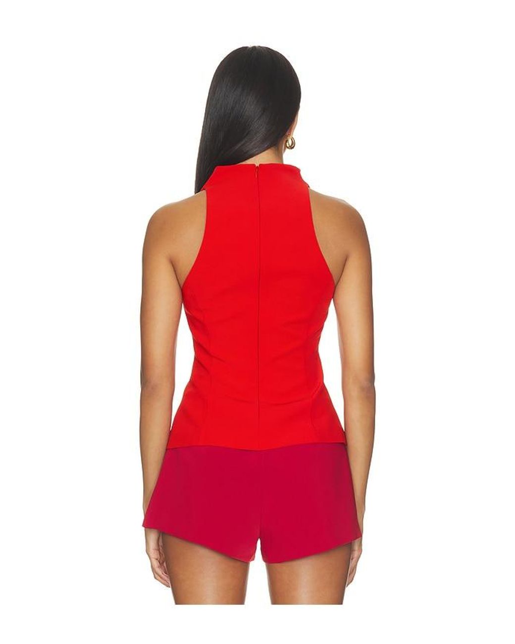 MAJORELLE Red X Blake Evin Lori Top