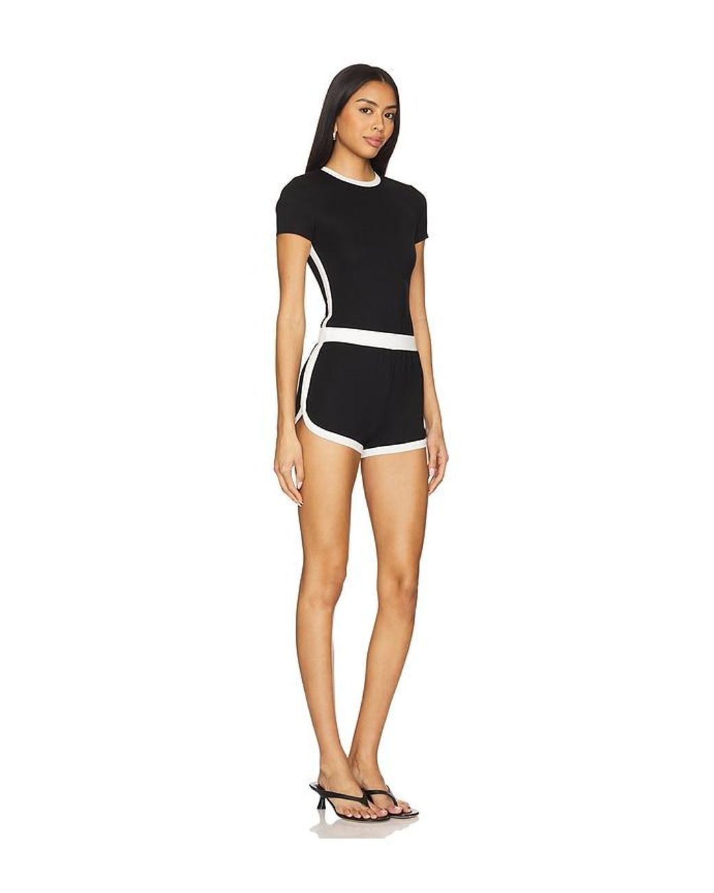 Lovers + Friends Black Calam Romper