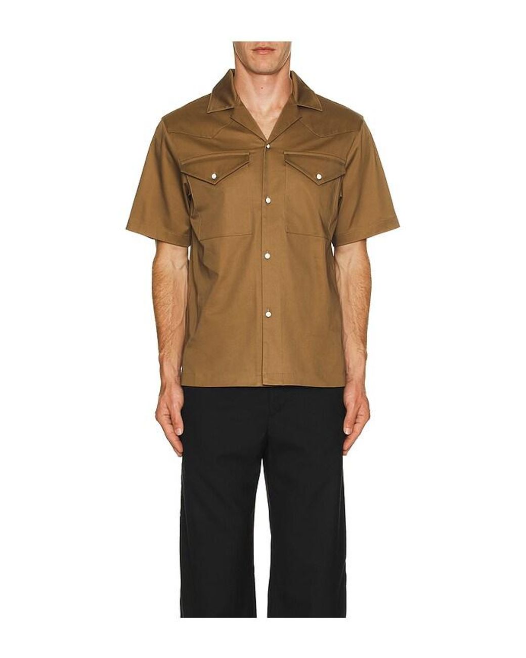 Camisa En Talla En WAO de color Green