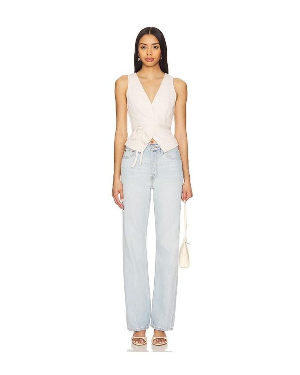 ALL THE WAYS White Kenny Vest