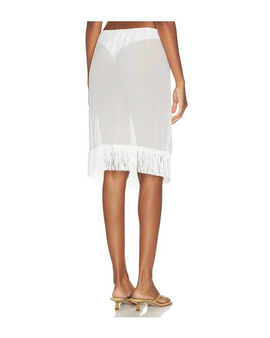 With Jean White Andie Skirt