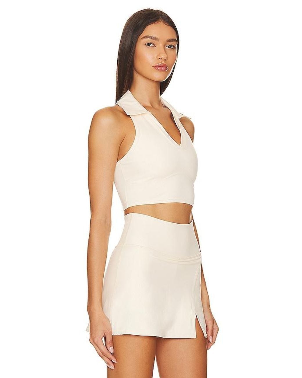 WellBeing + BeingWell Natural Movewell Frankie Cropped Tank