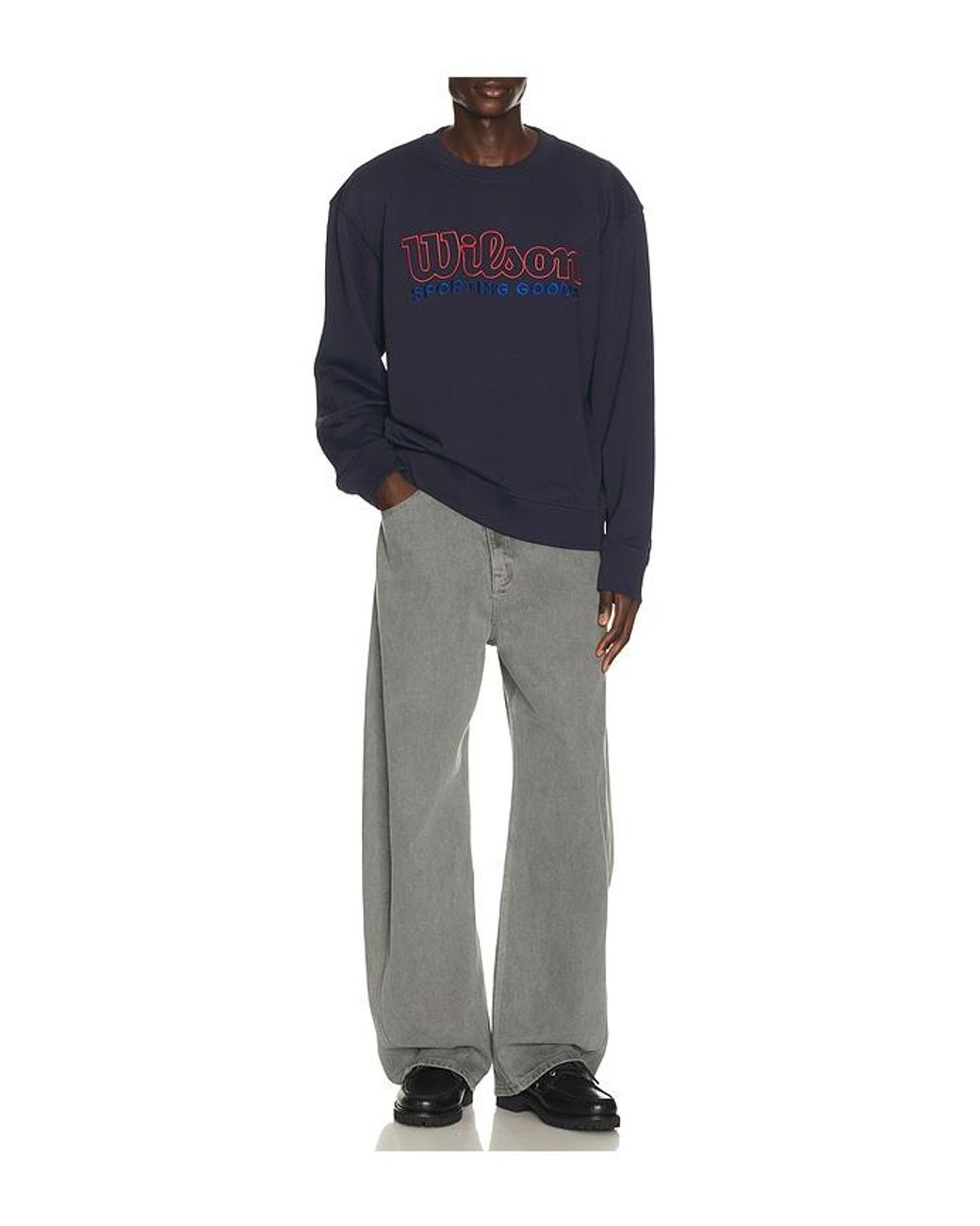 Wilson Blue Playstate Crewneck Sweatshirt for men