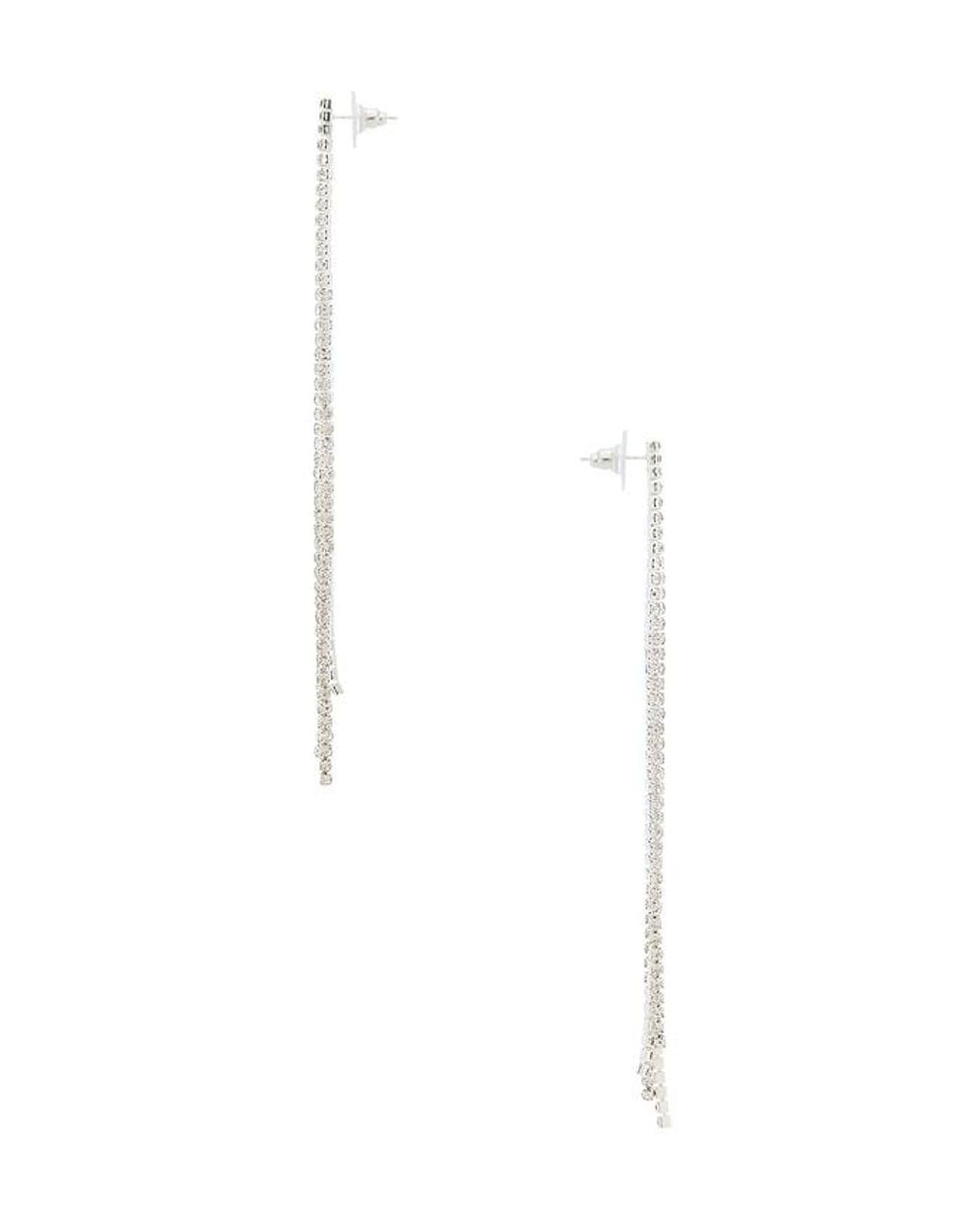 Amber Sceats White Jordana Drop Earrings