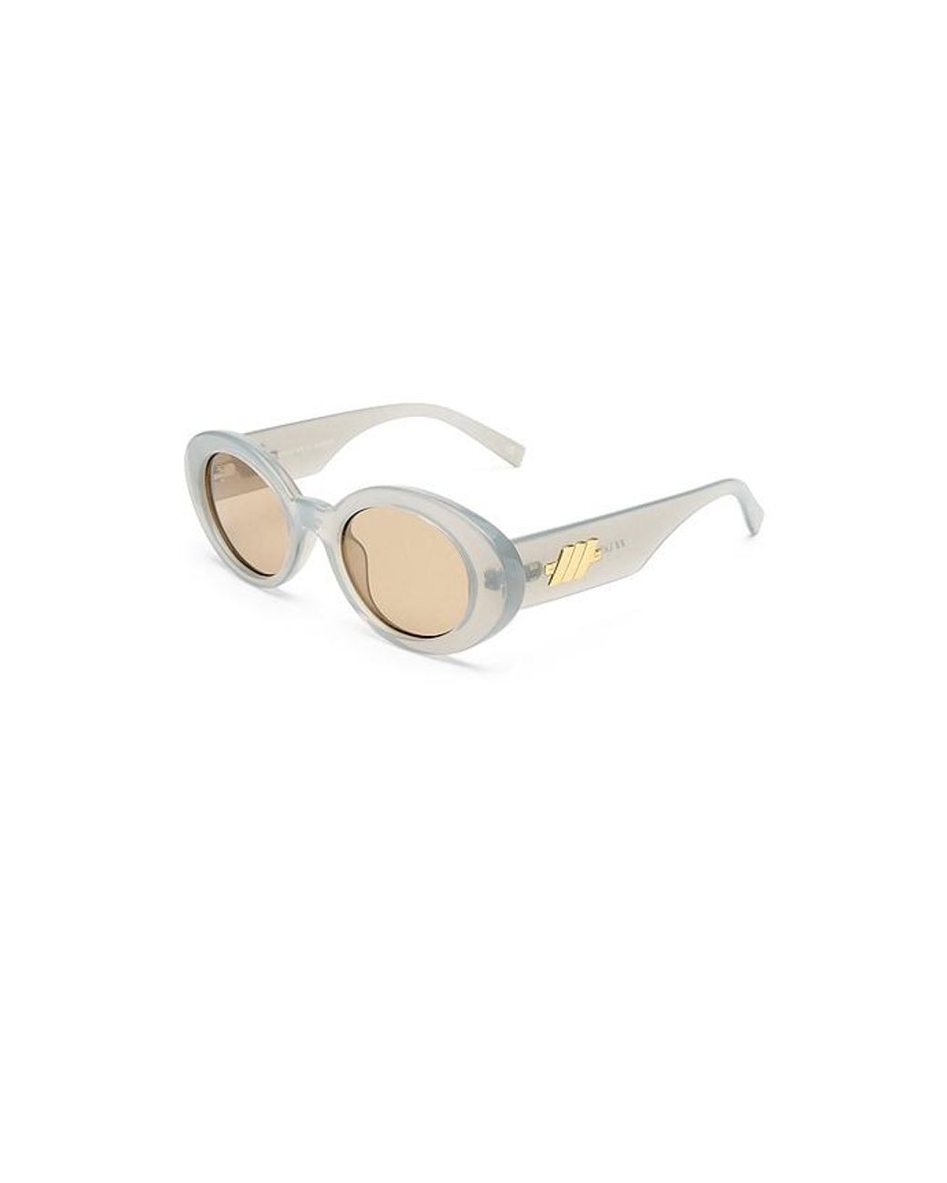 Le Specs White Nouveau Vie Sunglasses