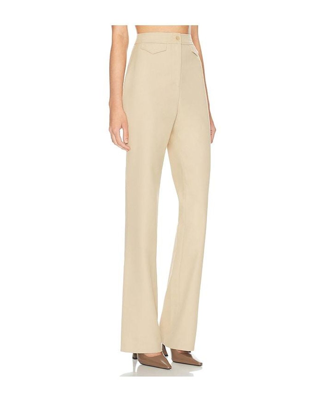 Helsa Natural The Kick Flare Suit Pant