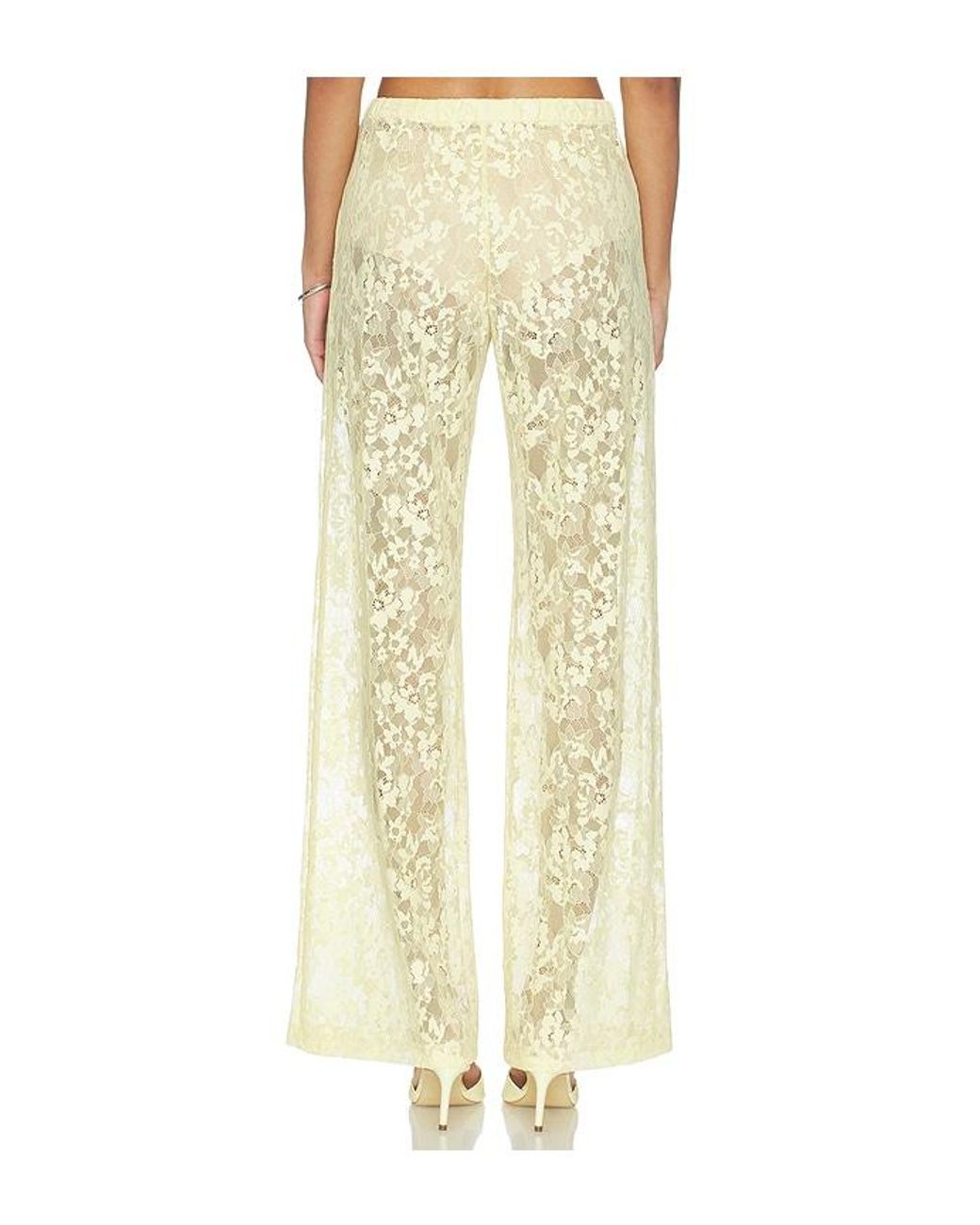 Amanda Uprichard Natural Mariko Pants