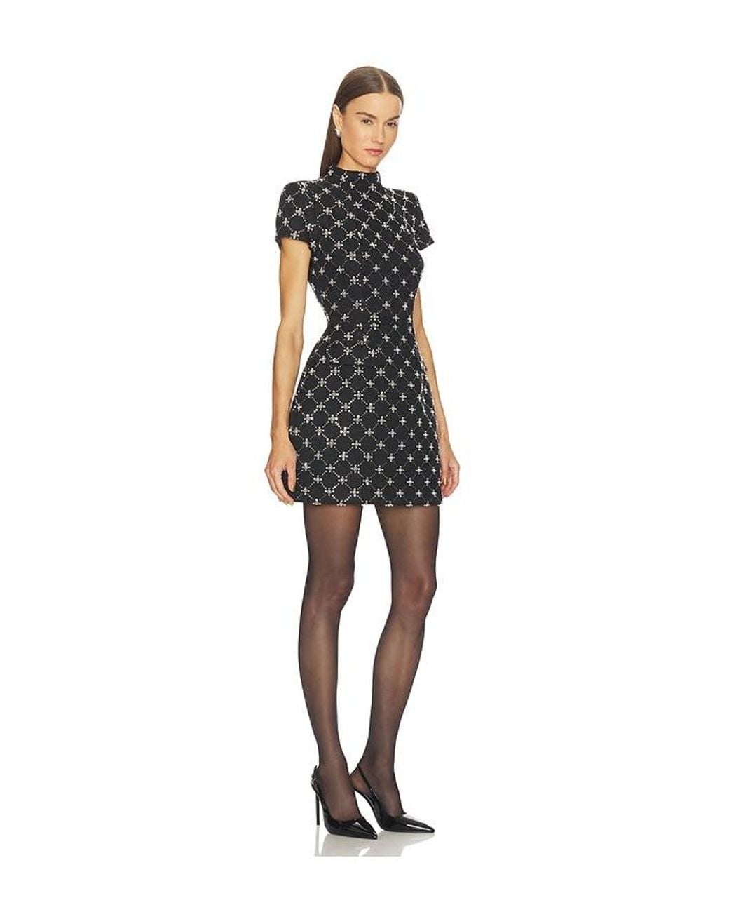 Nadine Merabi Black Morgan Dress