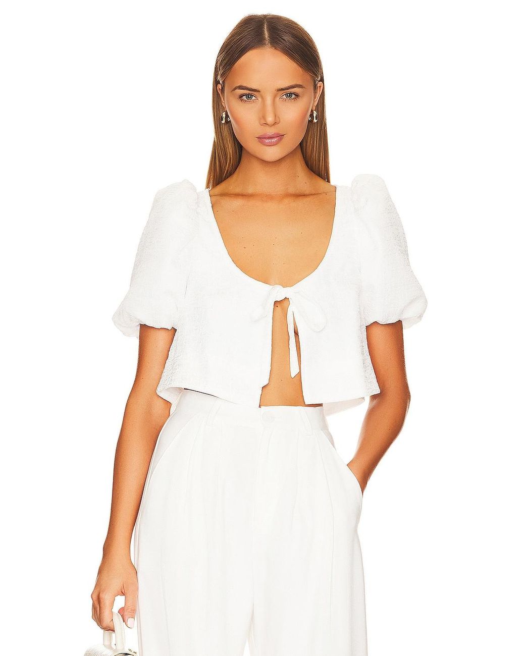 LPA Rita Top in White | Lyst