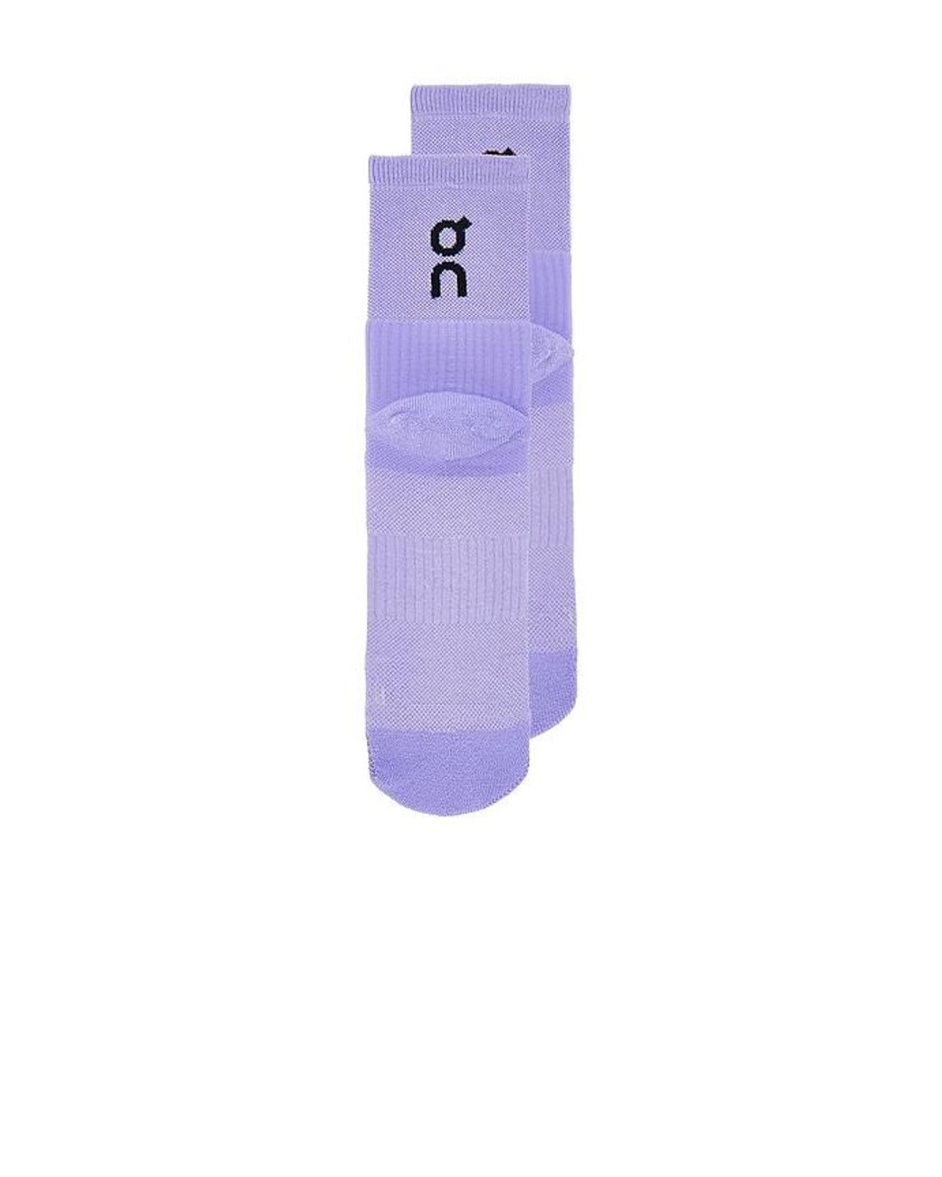 On Shoes Purple Court Sock High for men