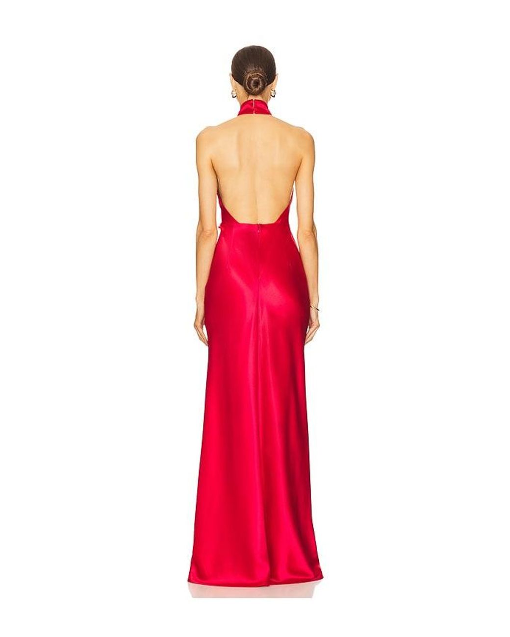 SAU LEE Red Michelle Gown
