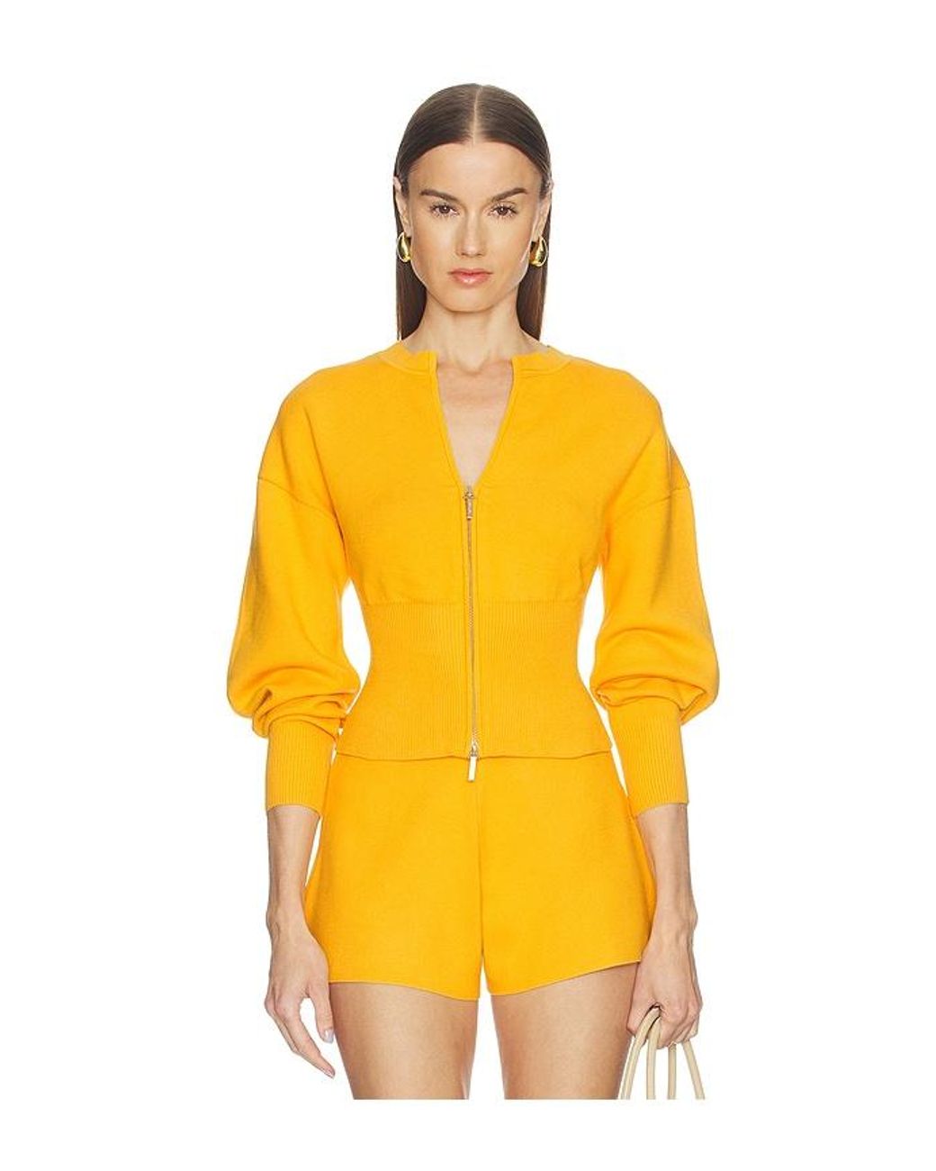 Cult Gaia Yellow Monroe Sweater