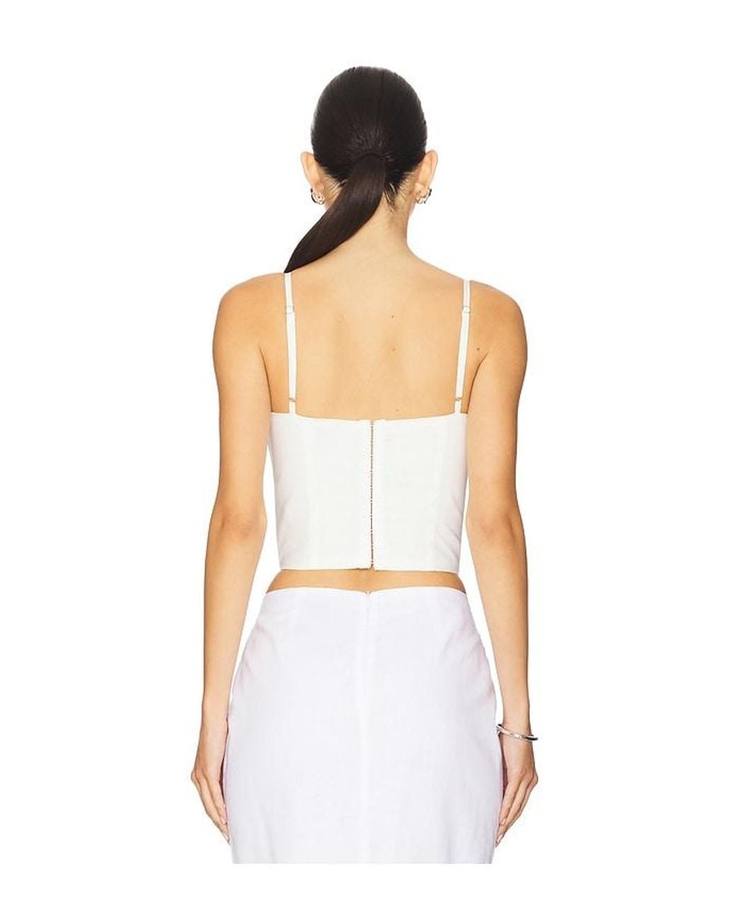 SNDY'S White Elsie Top