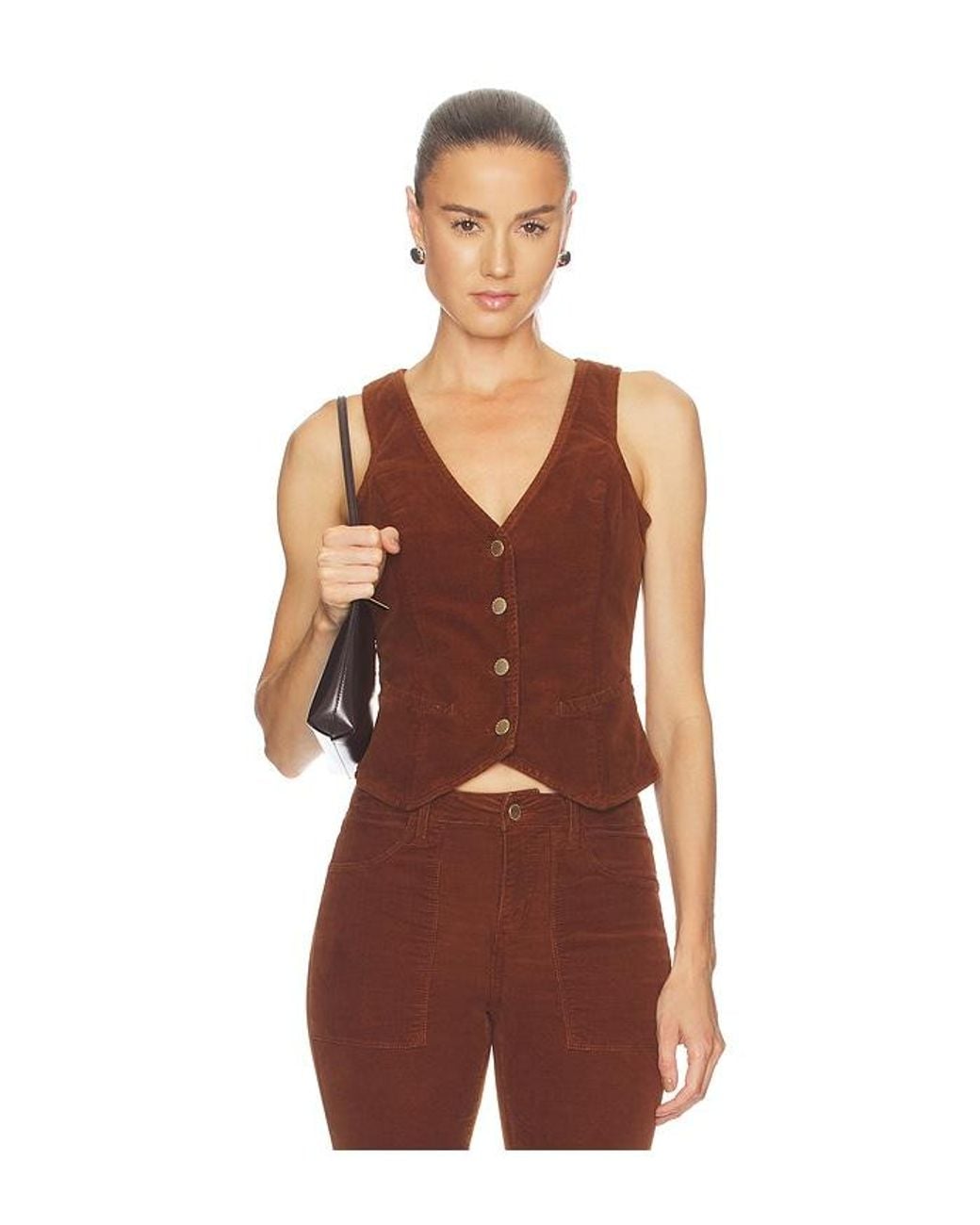 L'Agence Red 'Agence Yelena Vest