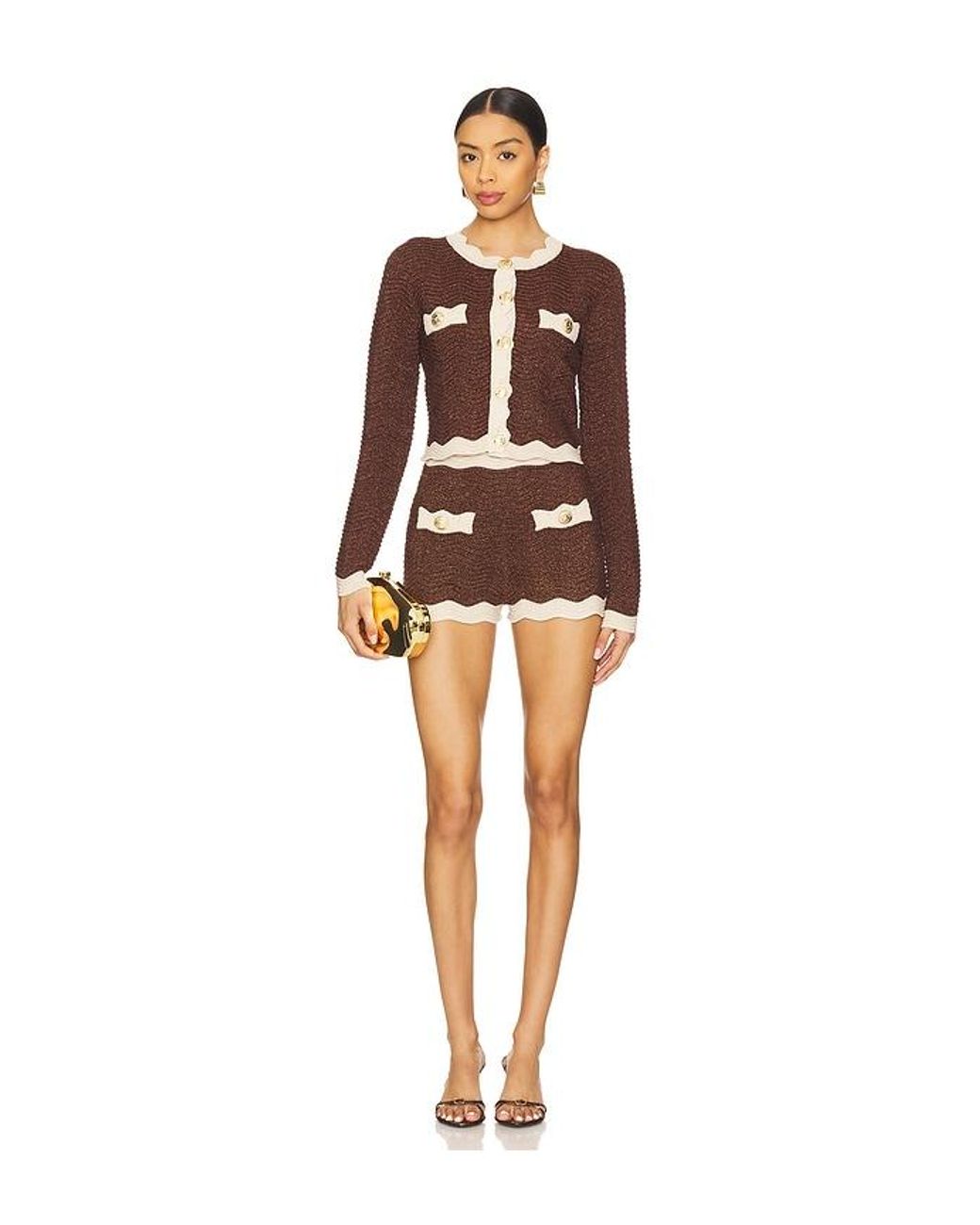 retroféte Black Kait Knit Short