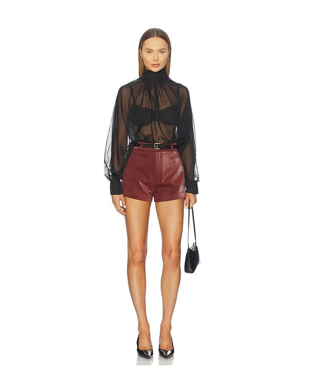 NonChalant Label Red Henri Short