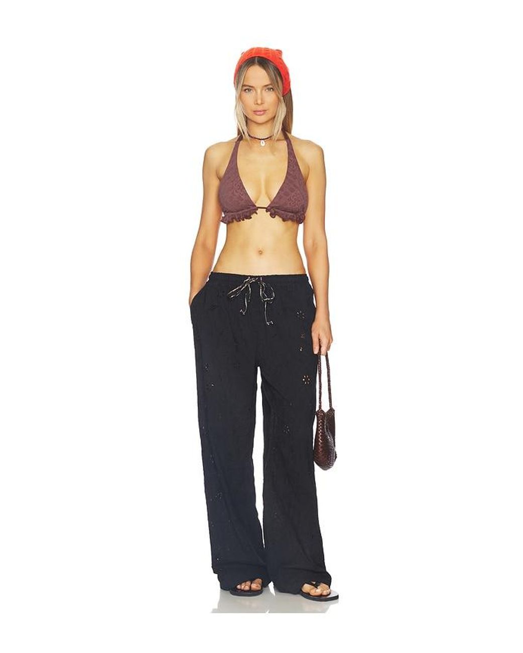 Free People Black X Revolve Daydrift Pant