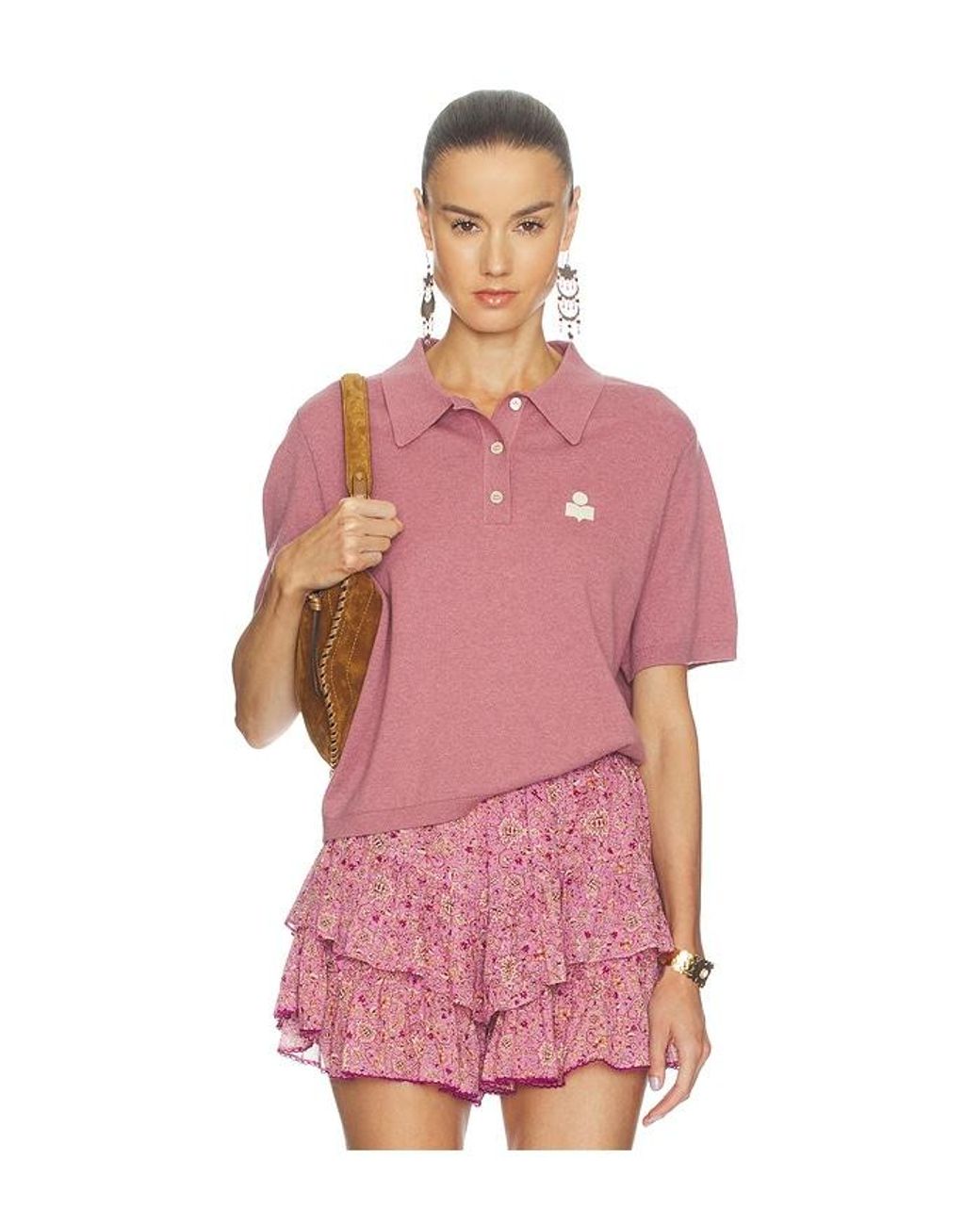 Isabel Marant Pink Althea Top