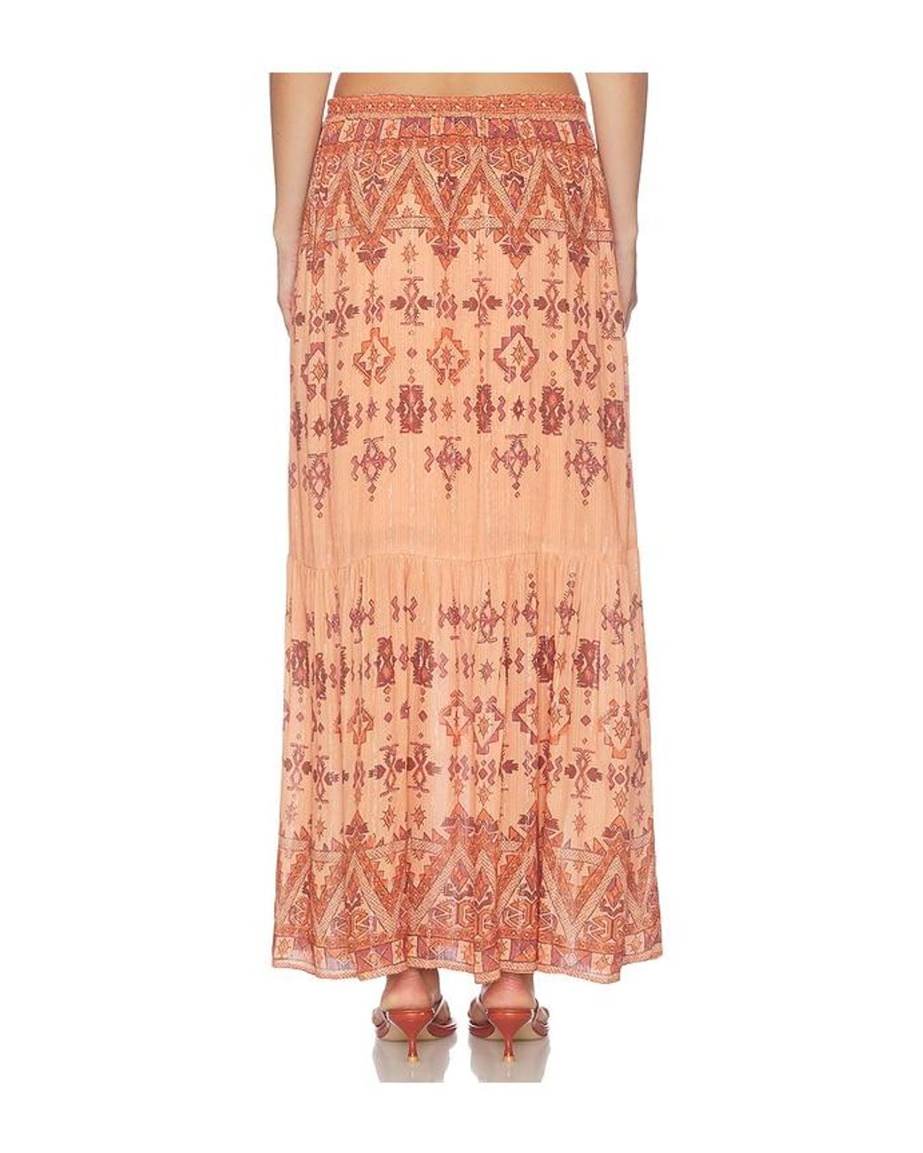 Ba&sh Orange Zaya Skirt