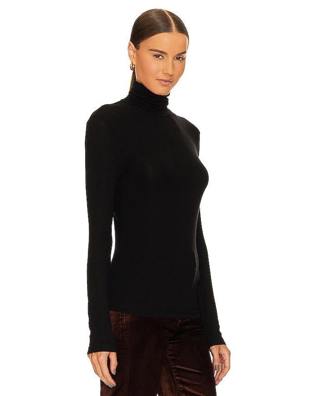 Agolde Black Pascale Turtleneck