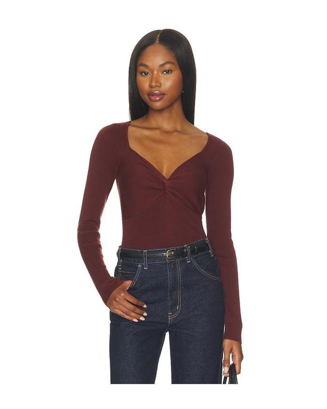 PAIGE Blue Tulum Top