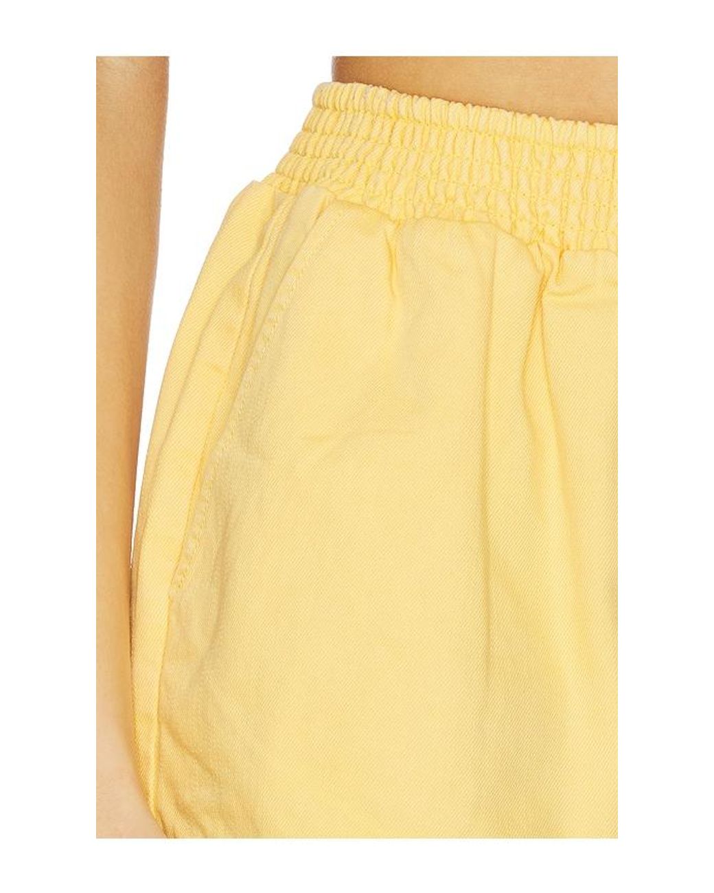 Free People Yellow Cassius Denim Set