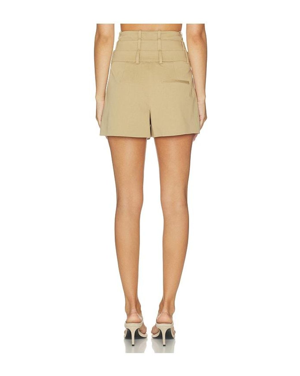 Monse Natural Triple Waistband Short