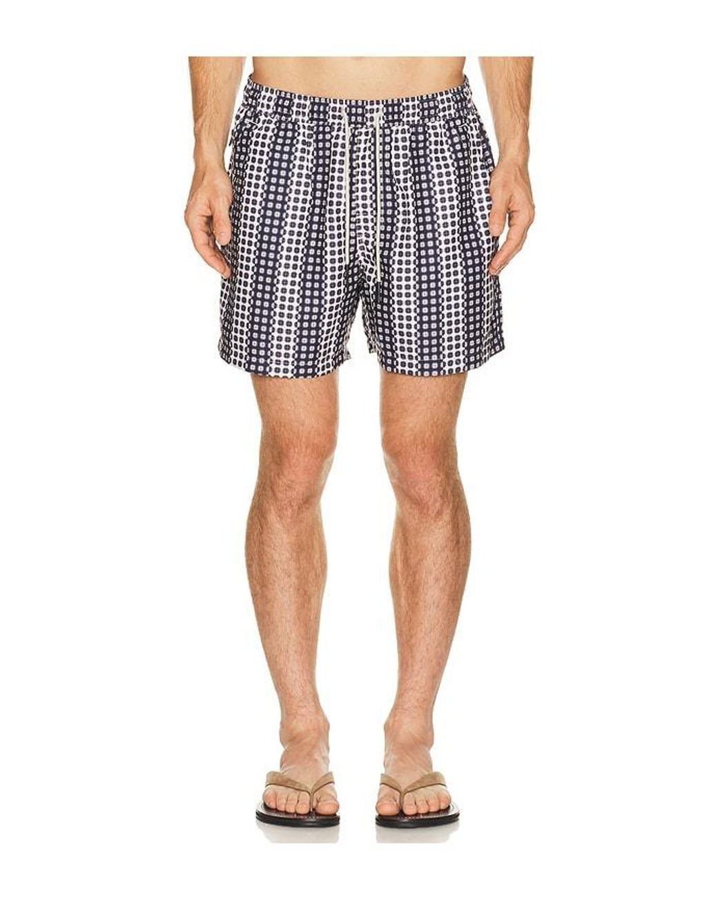 Oas Blue Regalia Swim Shorts for men