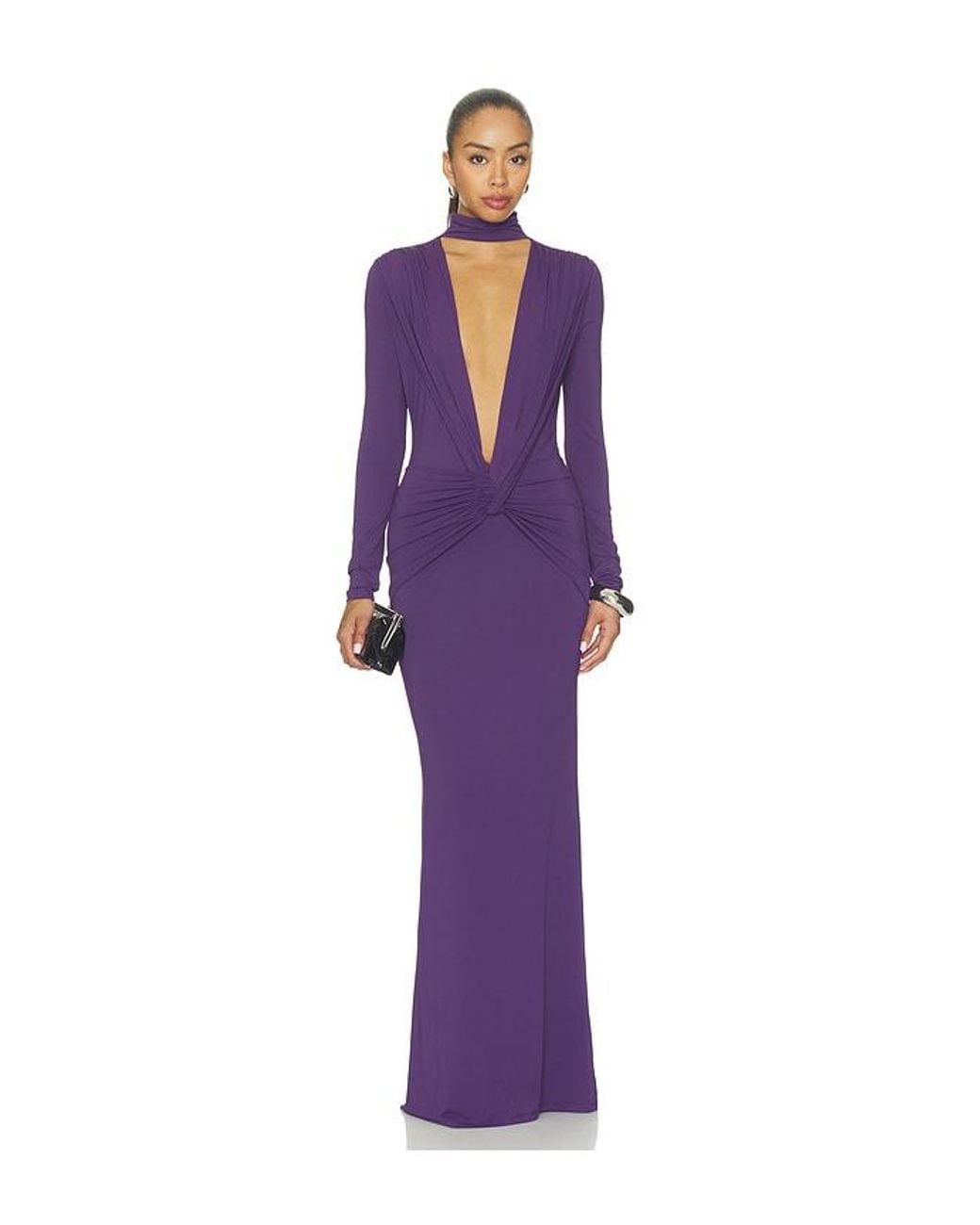 Nbd Purple X Hannah Lizzy Komolika Gown