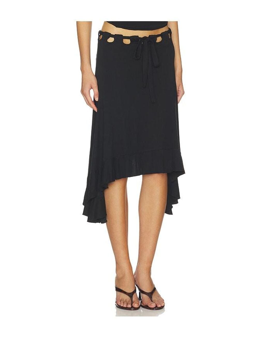 With Jean Black Carrie Skirt