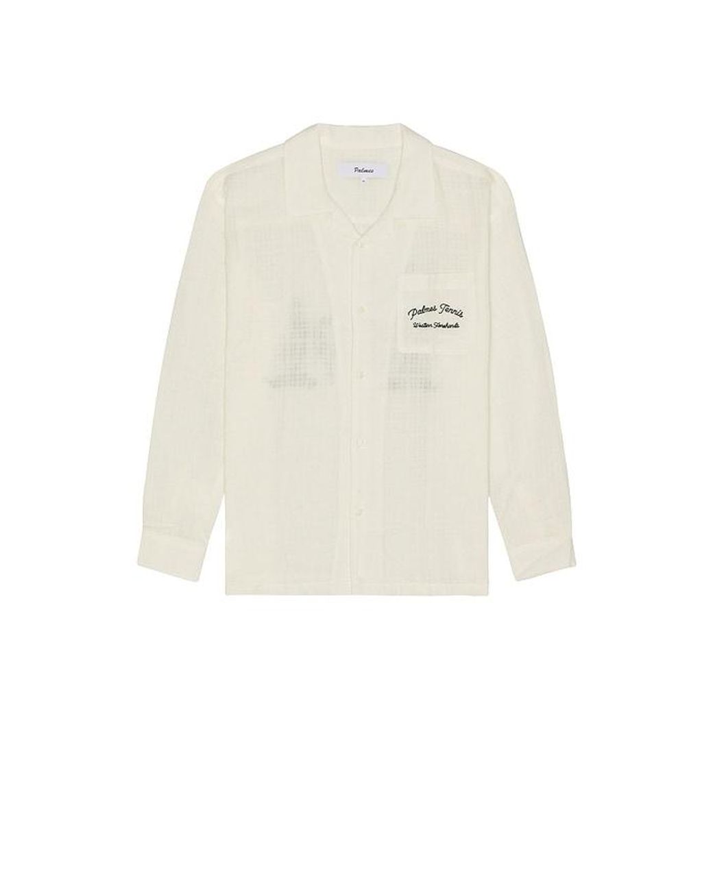 Palmes Natural Western Camp Collar Shirt for men