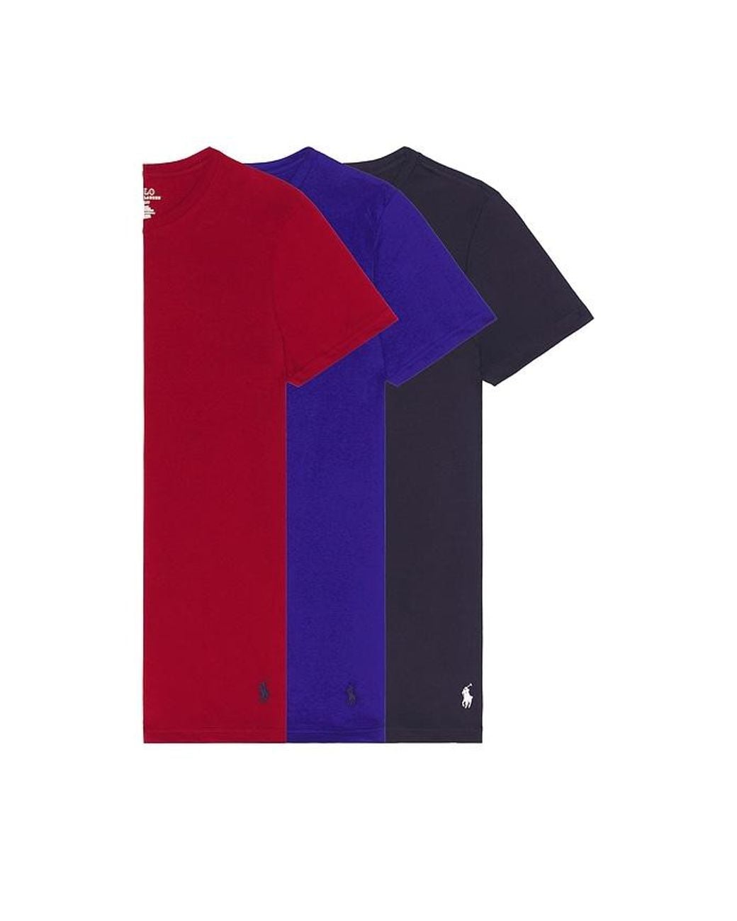 Polo Ralph Lauren Red Classic Fit Cotton 3 Pack Undershirt for men