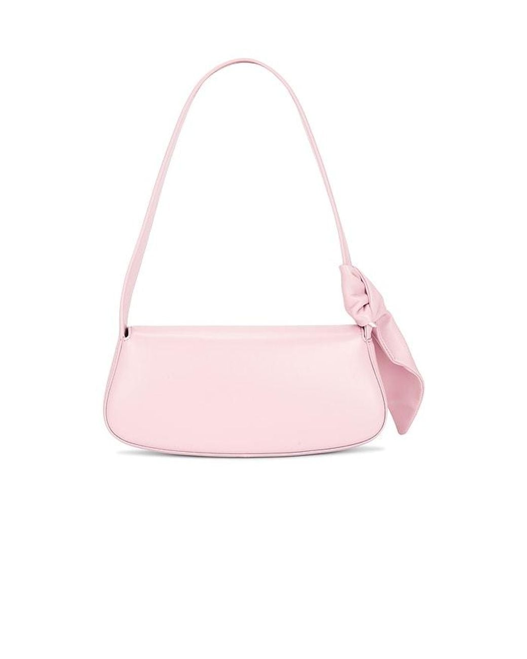 ROTATE BIRGER CHRISTENSEN Pink Leather Knot Strap Bag