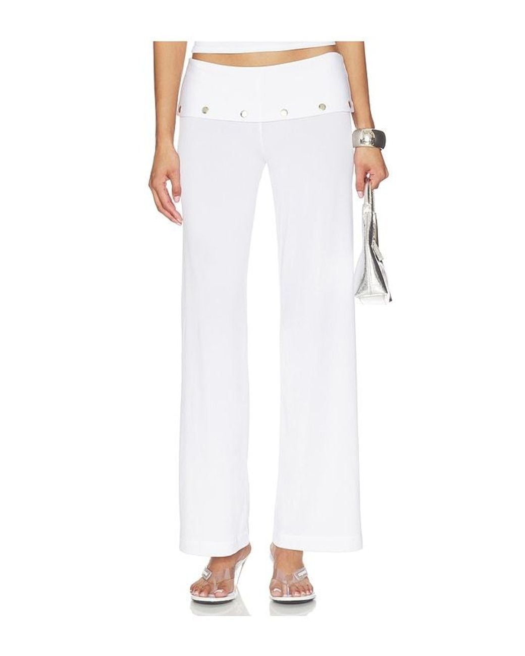 Bella Venice White The Liza Pant