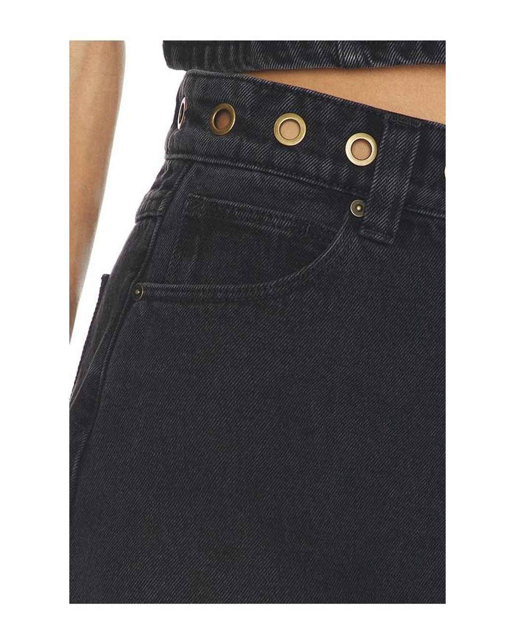 A.Brand Black 95 Aline Skirt