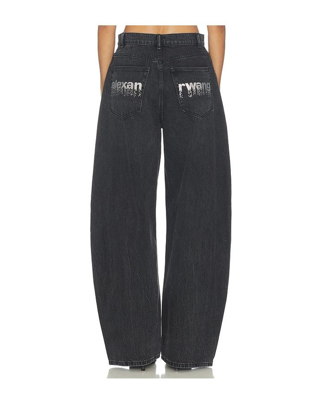 Alexander Wang Blue Blow Up Jean With Crystal Pockets