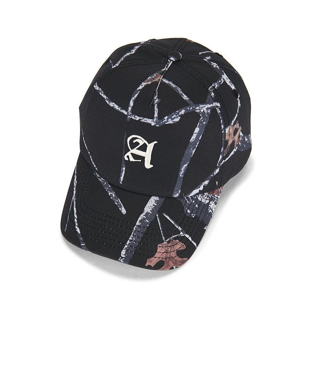 Autumn Headwear Black Camo 5 Panel Cap for men