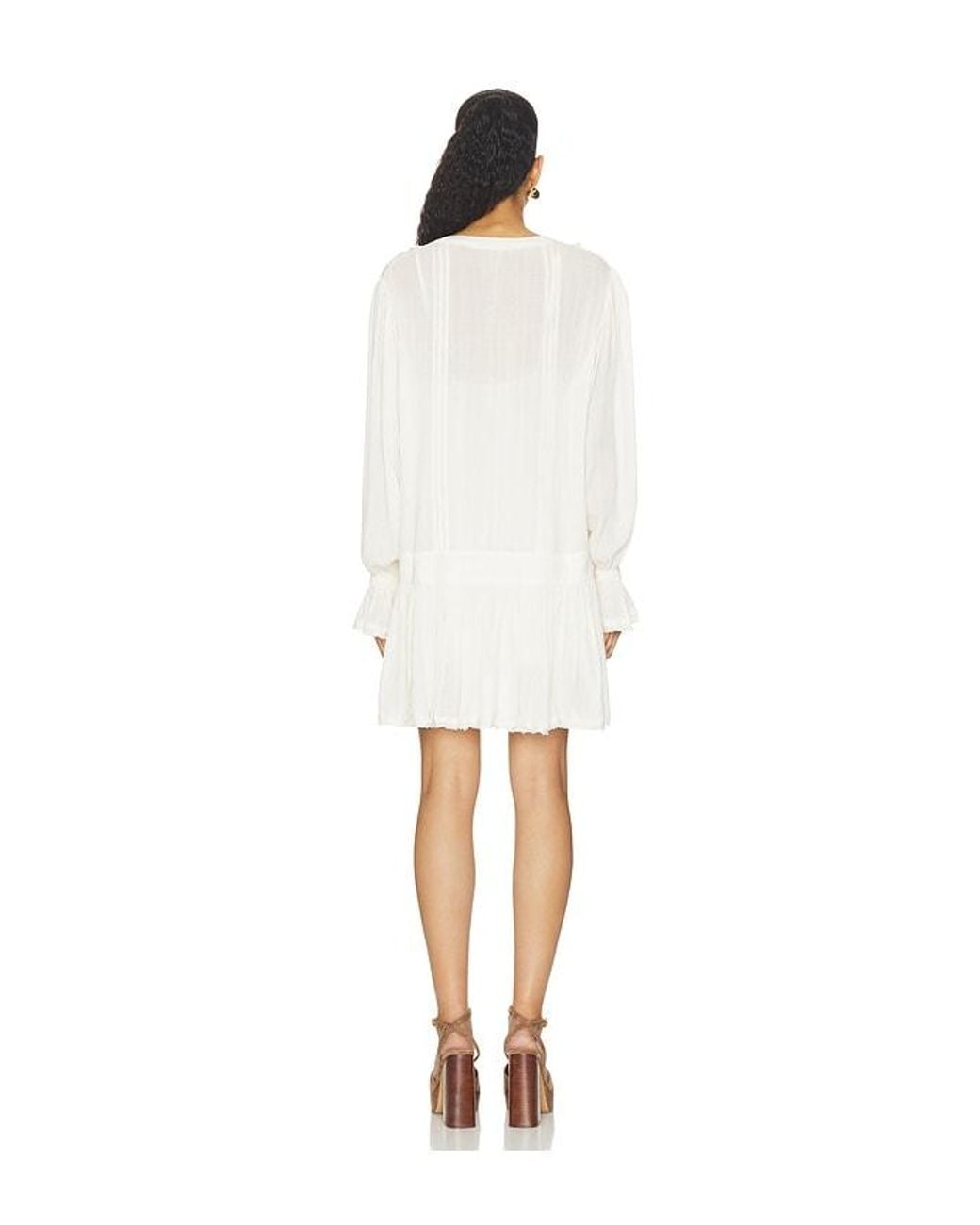 Free People White Haute Heirloom Mini Dress