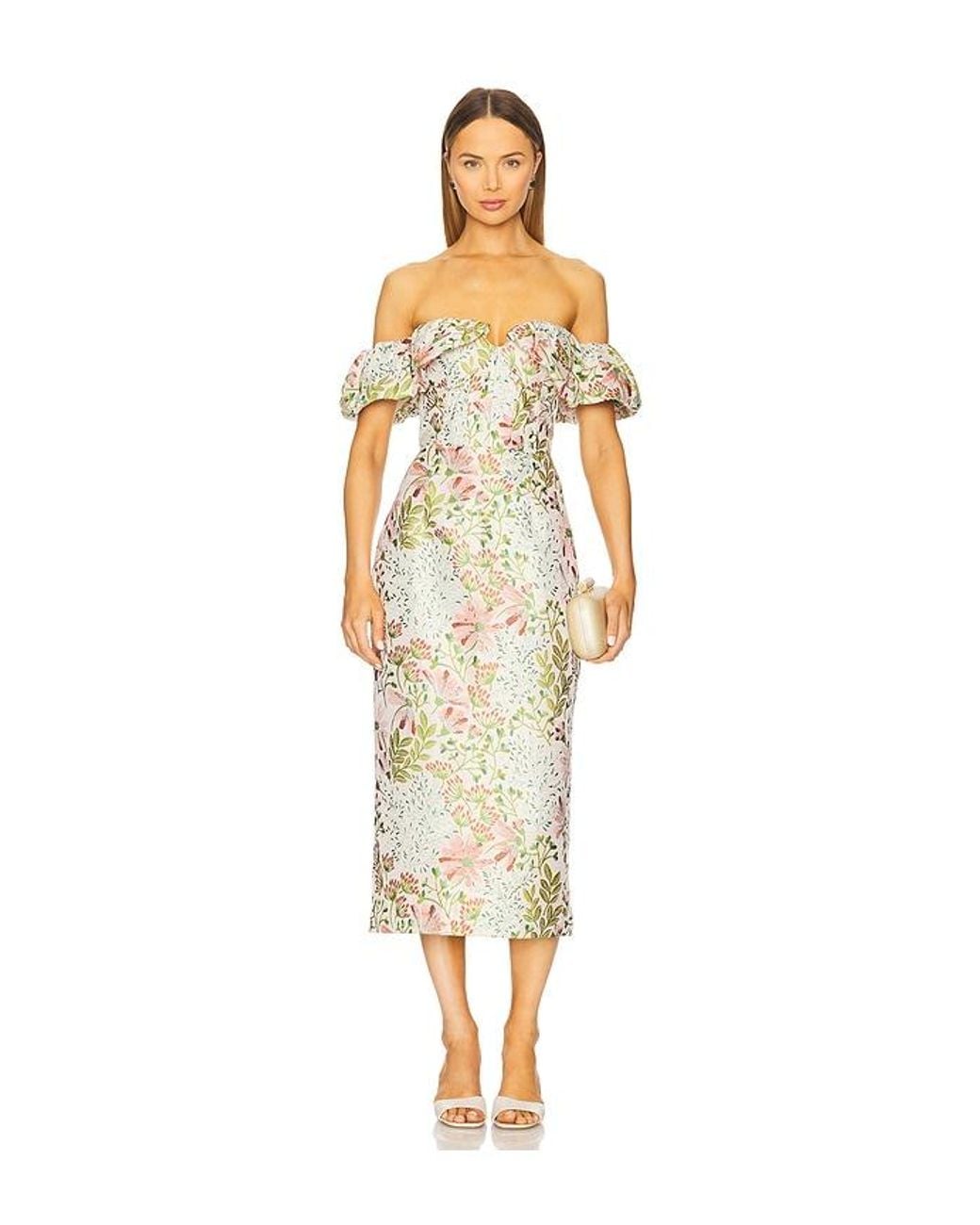Elliatt White Calaantha Midi Dress