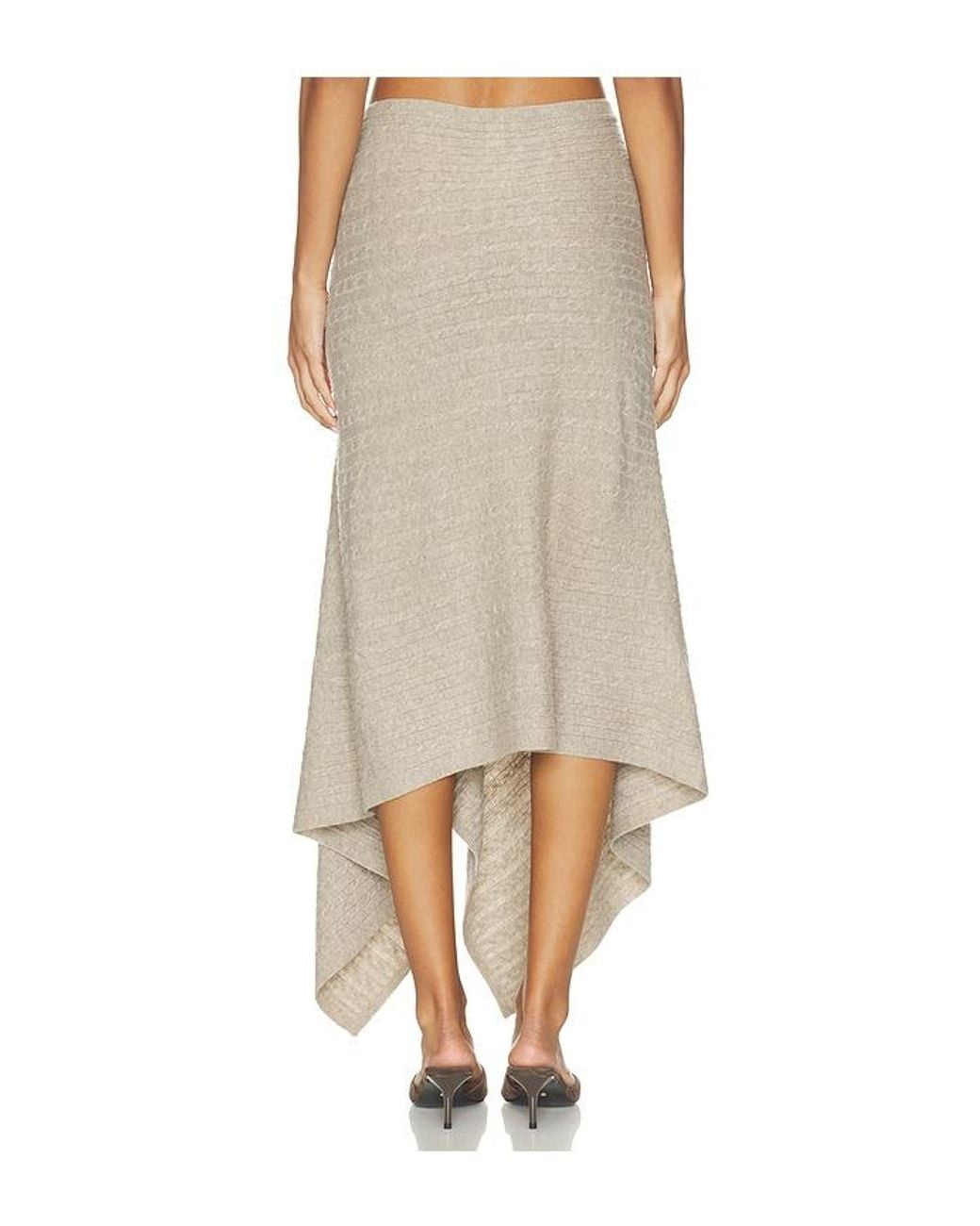 By Malene Birger Natural Liza Scarf Skirt