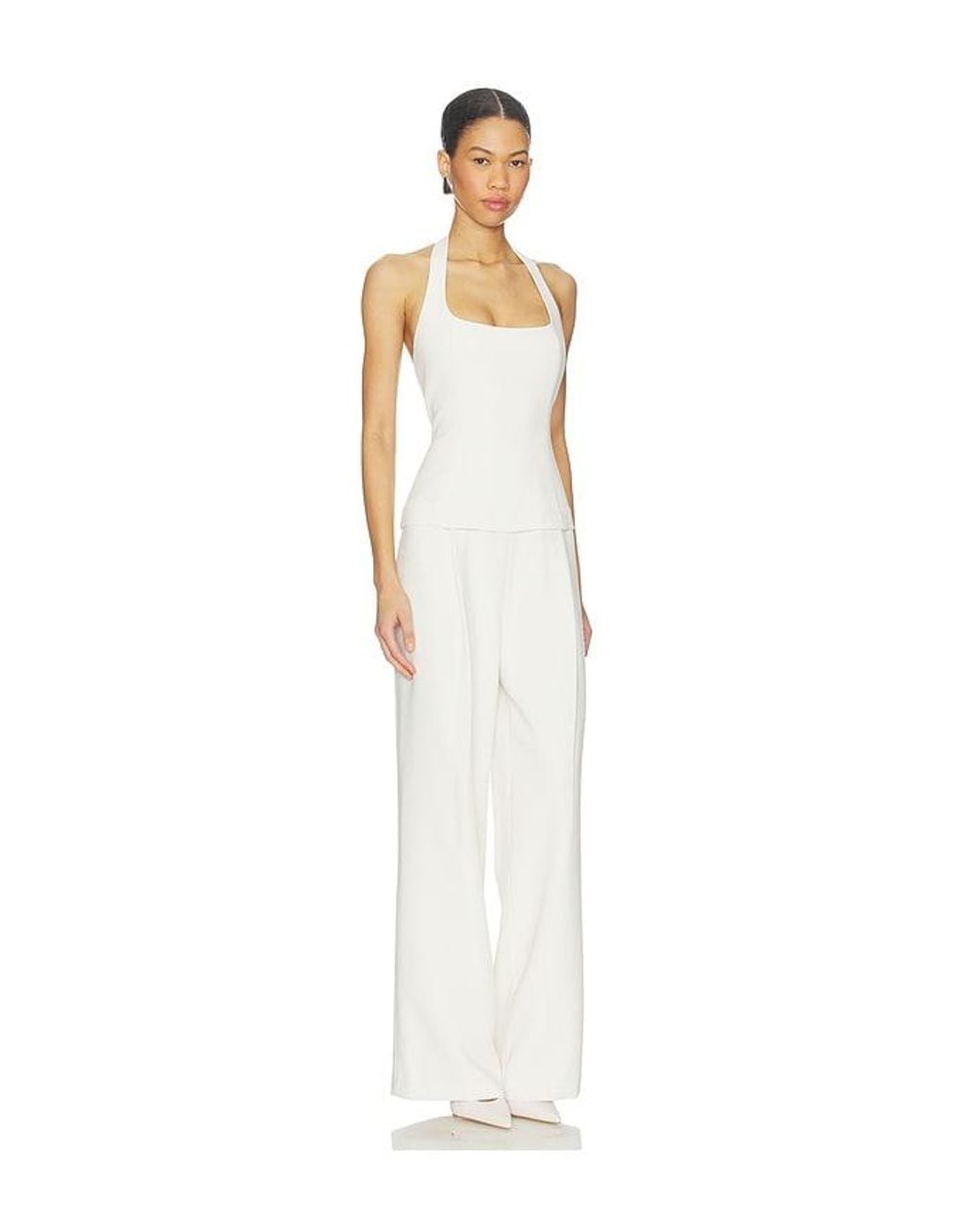 Lovers + Friends White Juliette Jumpsuit