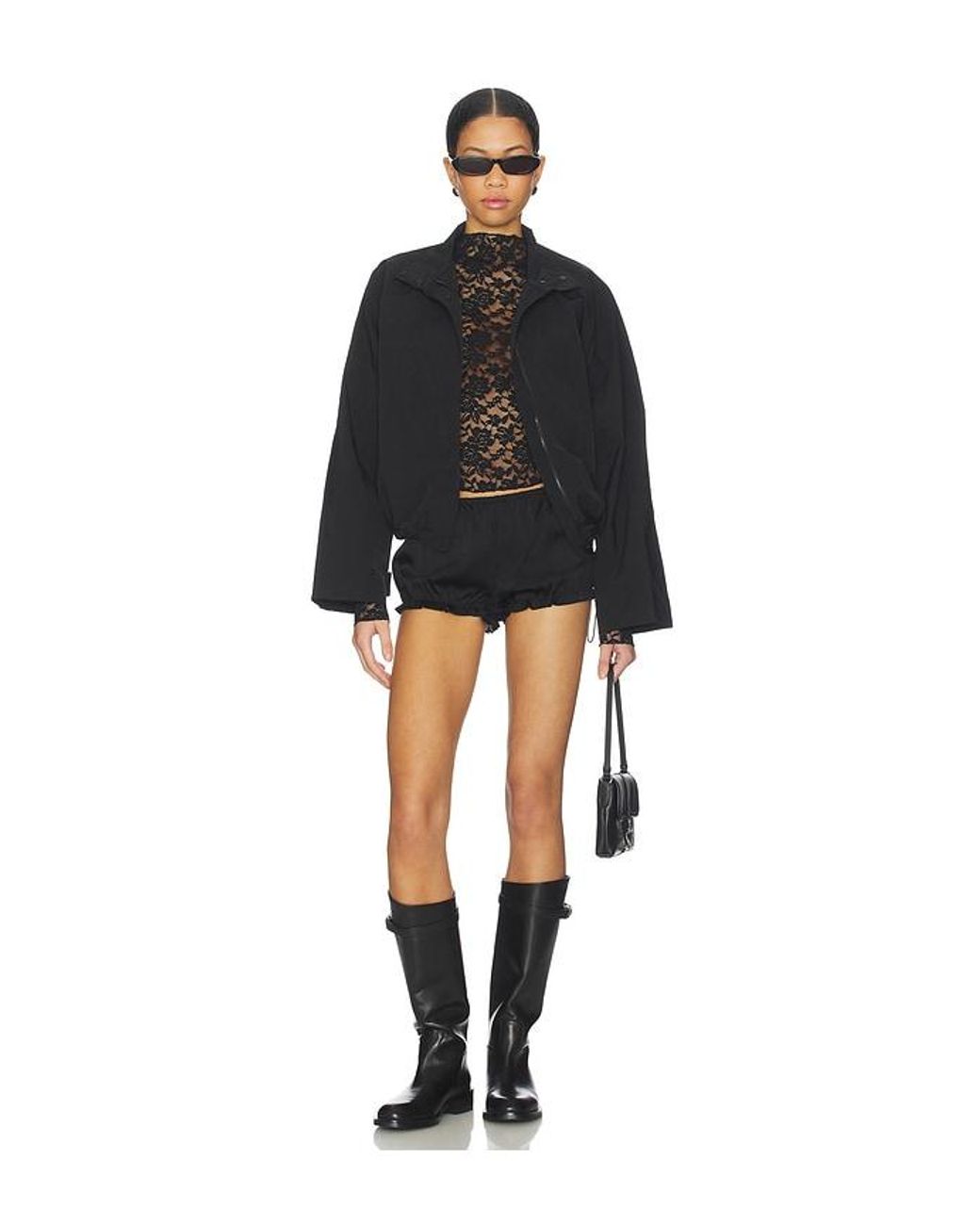 Lioness Black Hamptons Long Sleeve Top