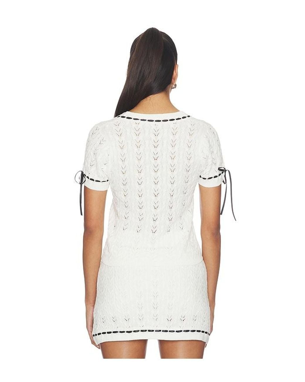 Show Me Your Mumu White Simone Top