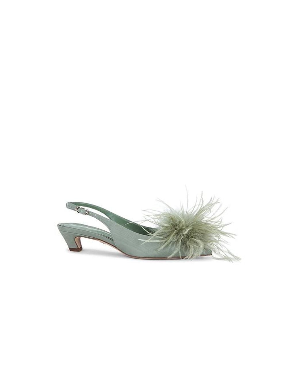 Sam Edelman Green Finchfeather Slingback Pump