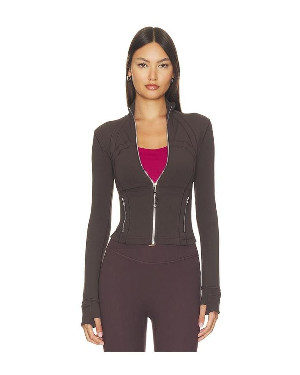 lululemon athletica Purple Define Cropped Jacket Nulu