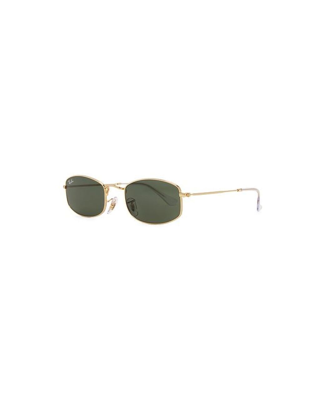Ray-Ban Green Rectangular Sunglasses