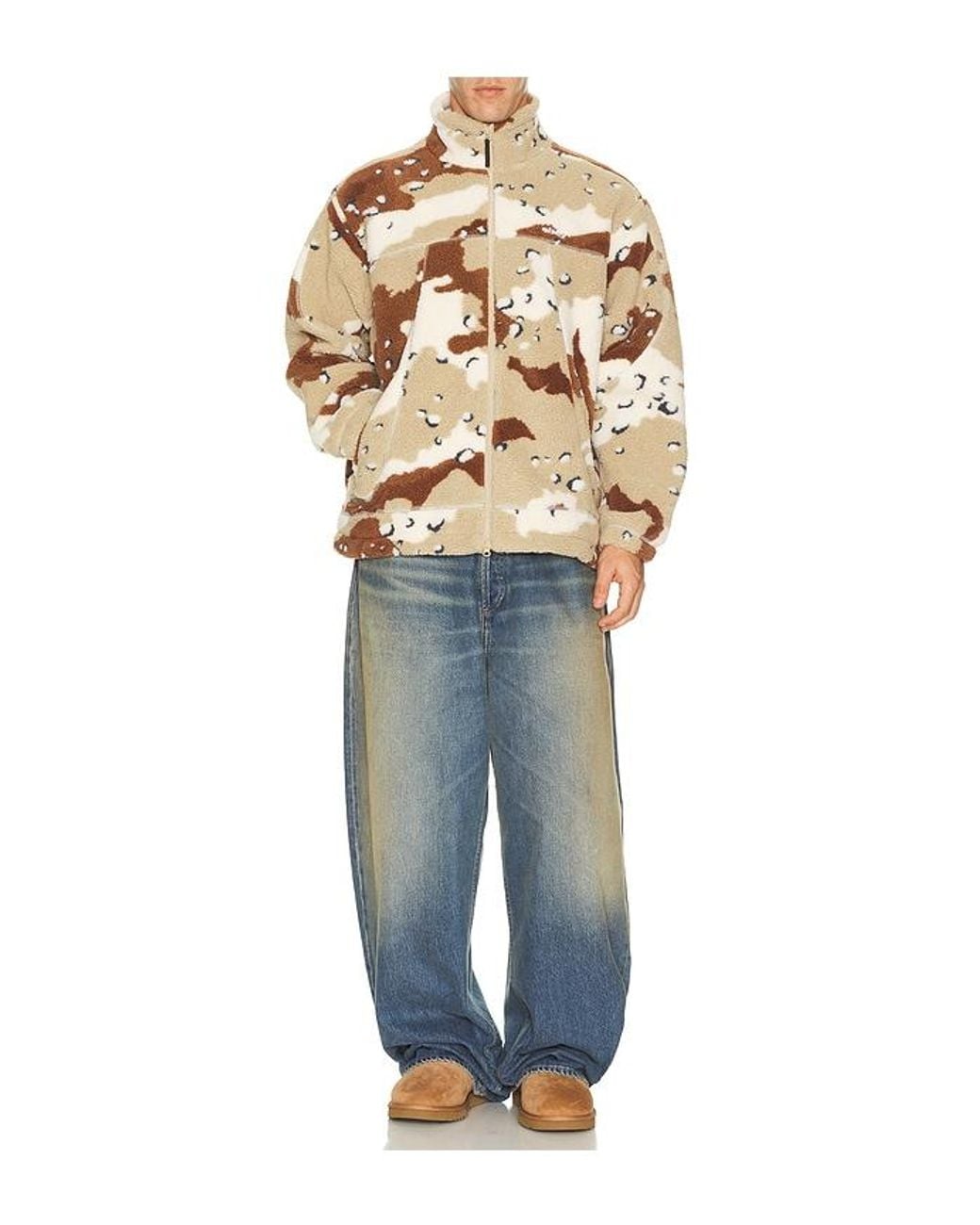 Obey Natural Axis Sherpa Jacket for men