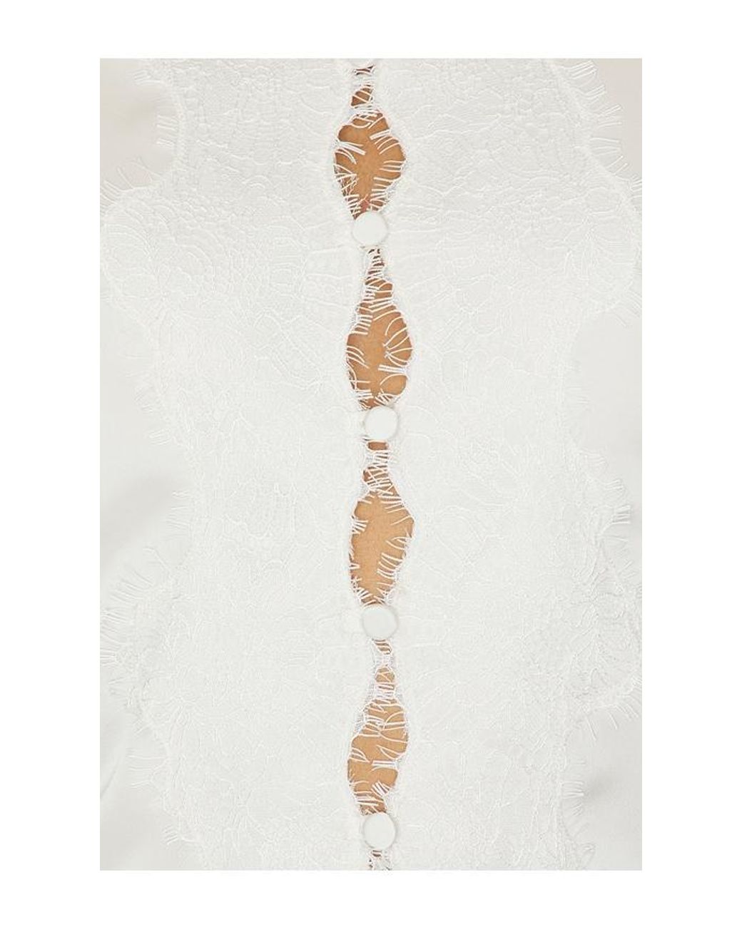 Lovers + Friends White Brundy Top