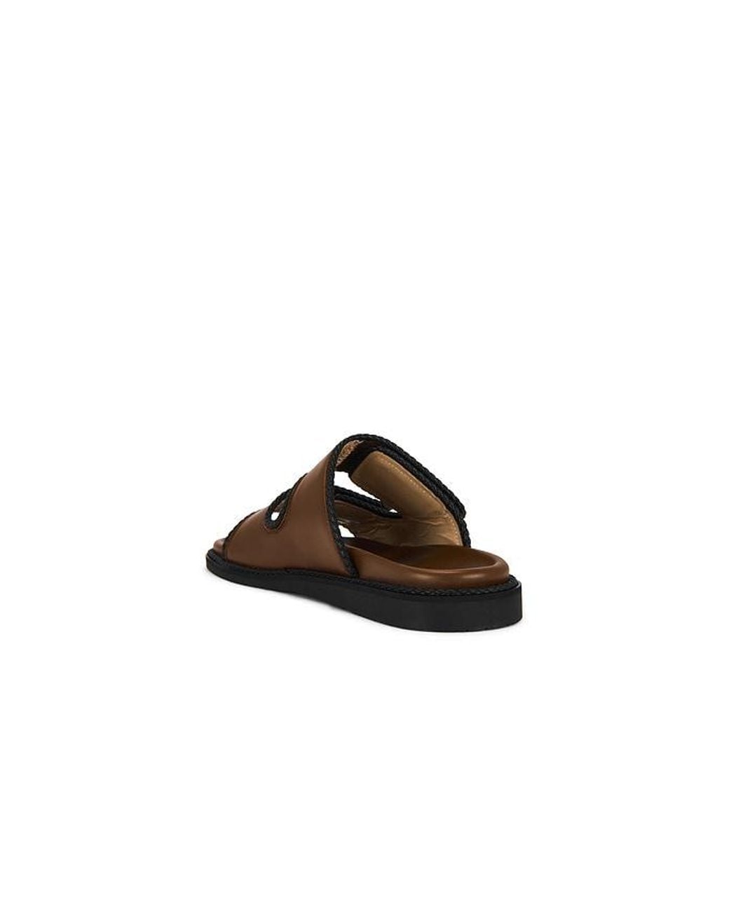 Dear Frances Brown Braided Slide
