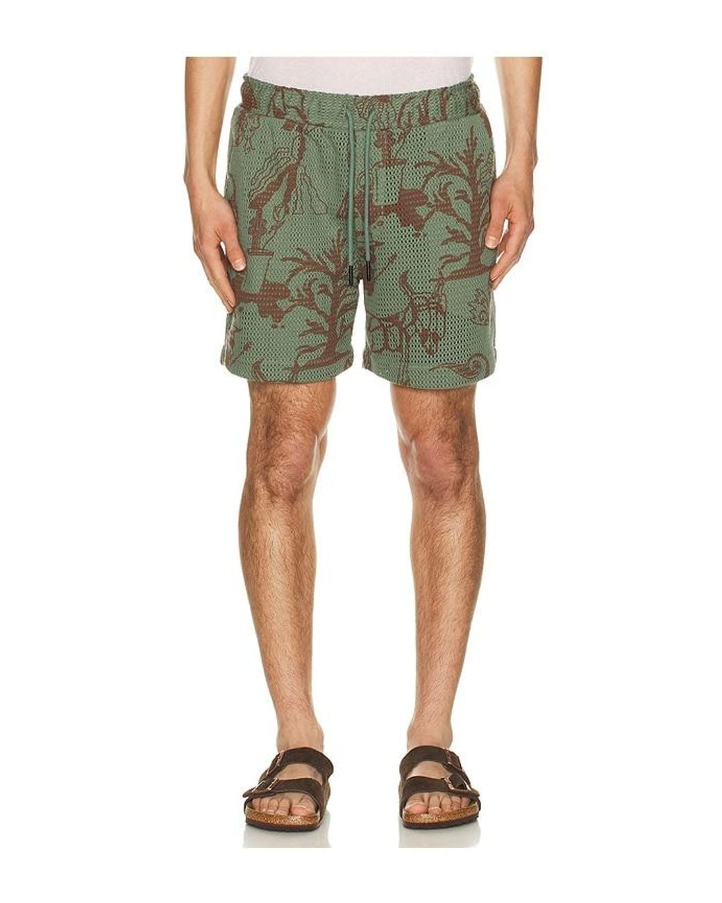 Oas Green Porto Shorts for men